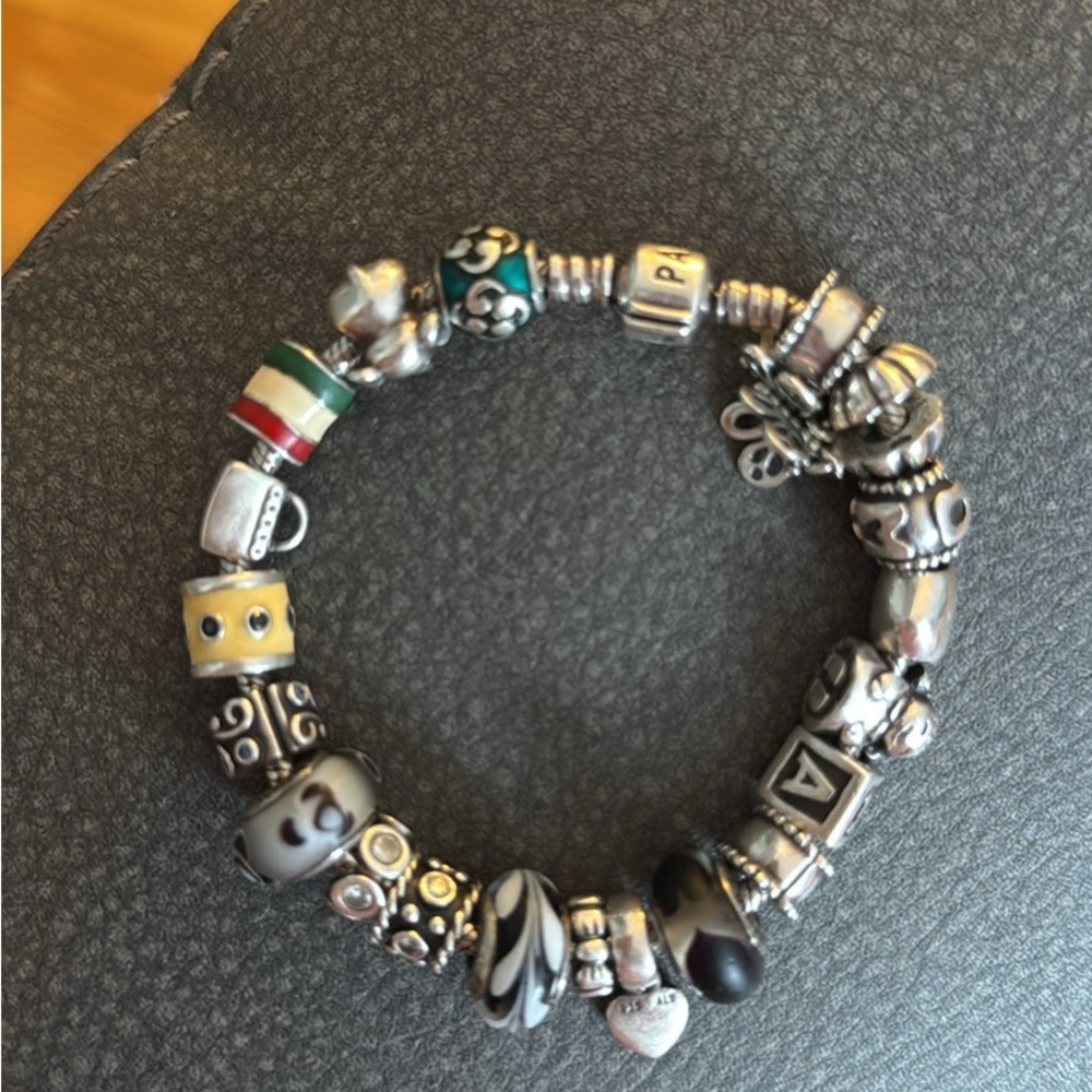 Pandora Multicolor Charm Bracelet